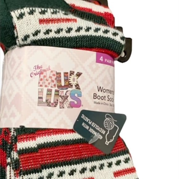 NWT Muk Luks ECO boot sock set - Picture 4 of 5